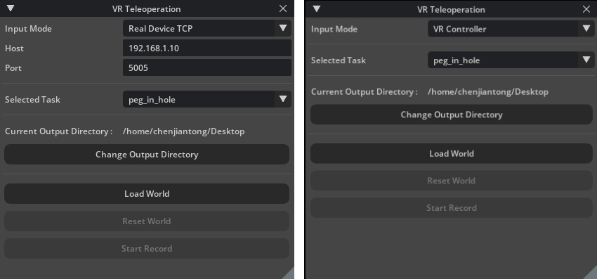 Plugin panel